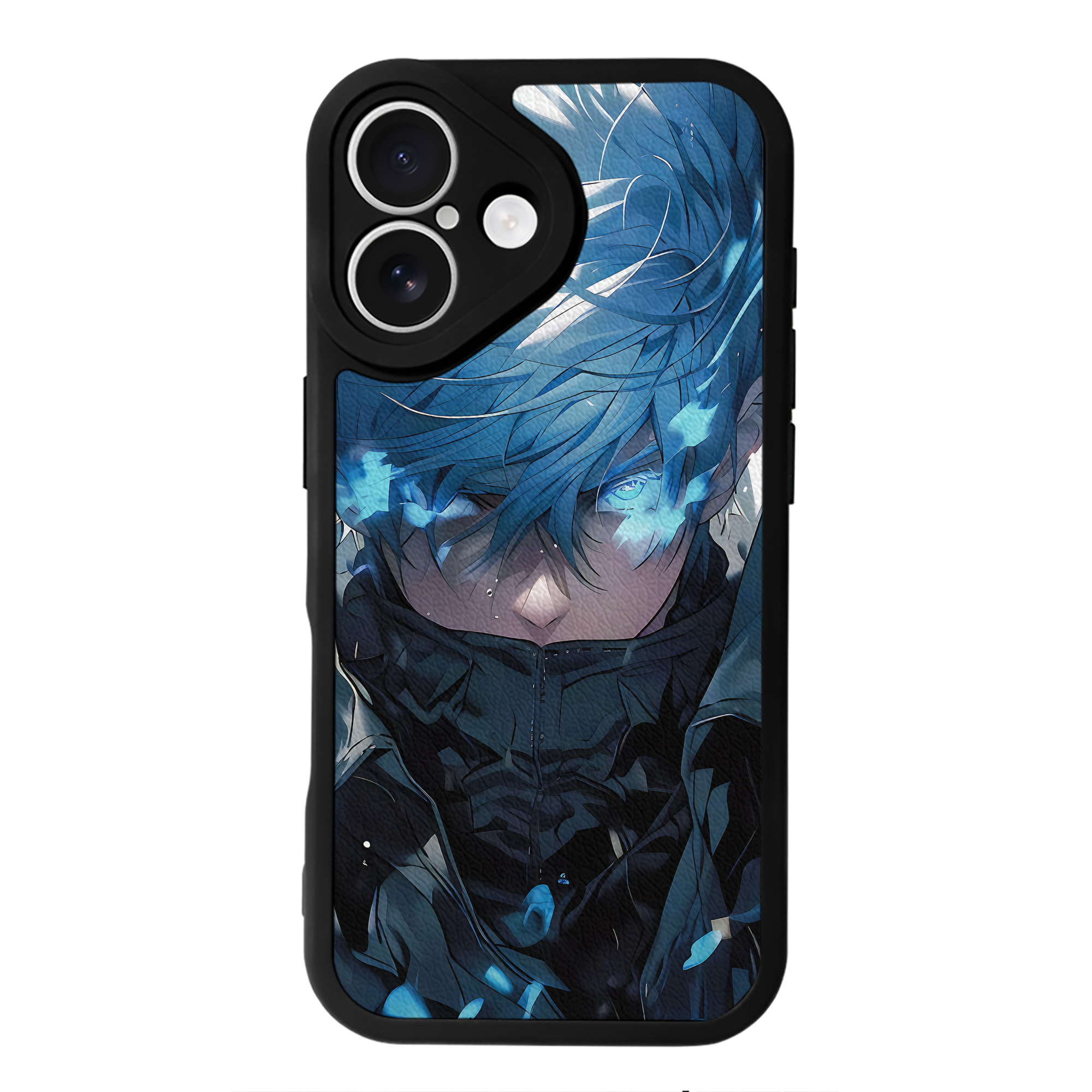 （画像用） 呪術廻戦 Jujutsu Kaisen 【iPhone 16シリーズ対応】シリコンスマホケース（レザー調） 材質：シリコン